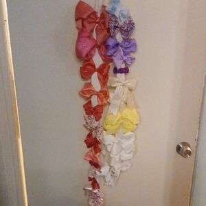 32 Colorful Kids Hair Bow Set